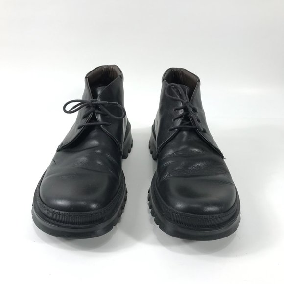 To Boot New York Ankle Boots Mens 7.5 M Black Leather Chukka Lace Up Grunge main image 4